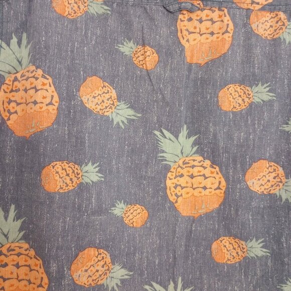 Urban Pipeline Cotton Tropical Pineapple Men's Shirt - Picture 5 of 7